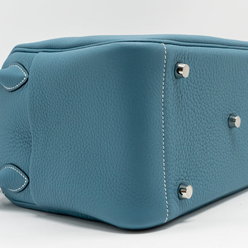 Hermes Lindy 26 Clemence New Blue Jeans SHW Stamp W