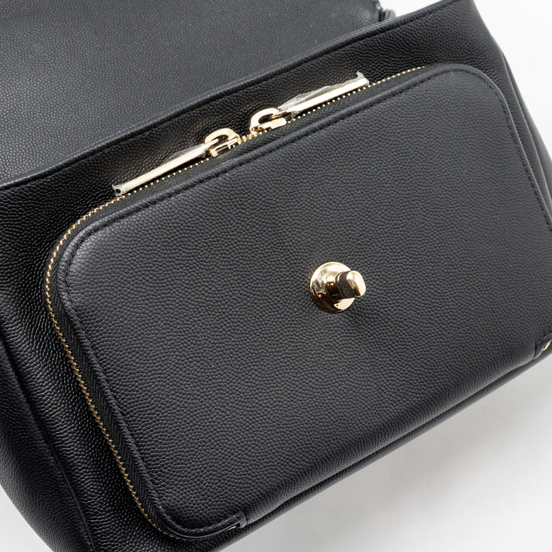Chanel Medium Business Affinity Caviar black LGHW