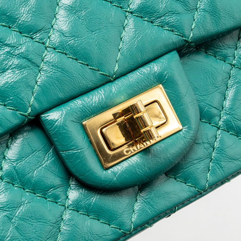 Chanel Mini Reissue Flap Bag Calfskin Green GHW
