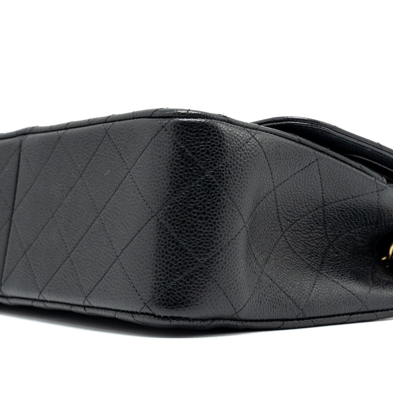 Chanel Jumbo Classic Double Flap Bag caviar black GHW