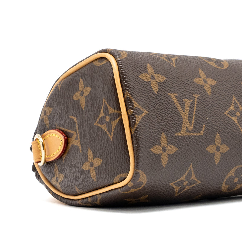 Louis Vuitton Nano Speedy Monogram Canvas GHW (New Version)