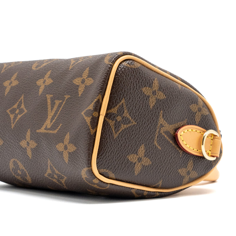 Louis Vuitton Nano Speedy Monogram Canvas GHW (New Version)