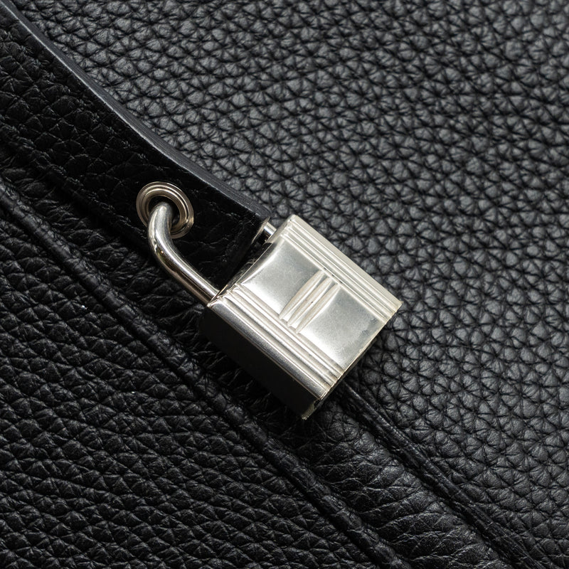 HERMES PICOTIN 22 CLEMENCE BLACK SHW STAMP Z