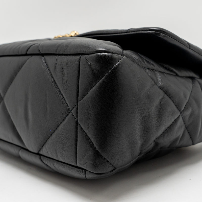Chanel Large 19 Bag Goatskin Black Multicolour Hardware