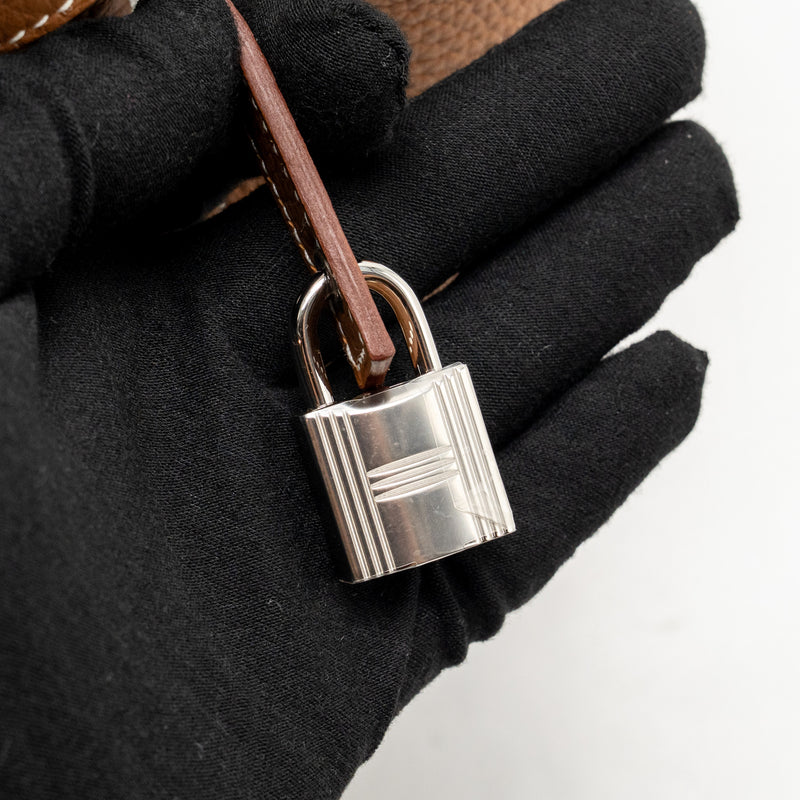 Hermes Picotin 18 Lock Bag Clemence Gold SHW Stamp K