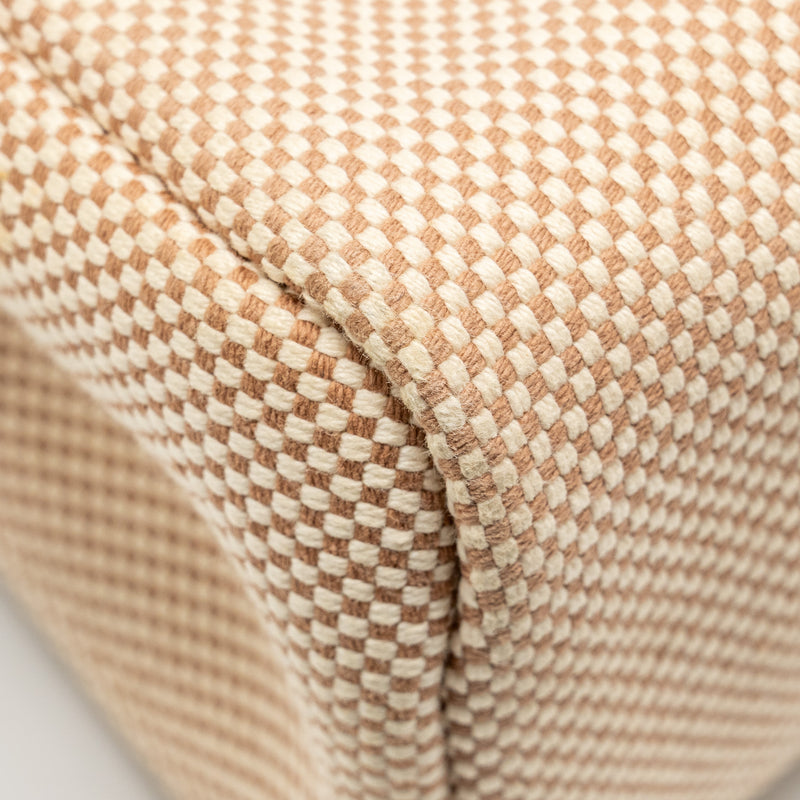 Hermes Herbag 31 zip bag canvas / hunter ecru beige / natural sable SHW stamp Y
