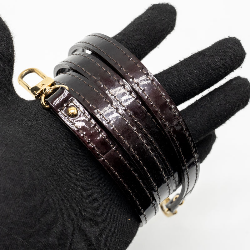 Louis Vuitton Alma BB Patent Amatante GHW