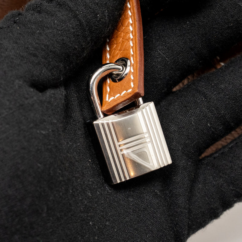 Hermes Picotin 18 Lock Bag Clemence Gold SHW Stamp Z