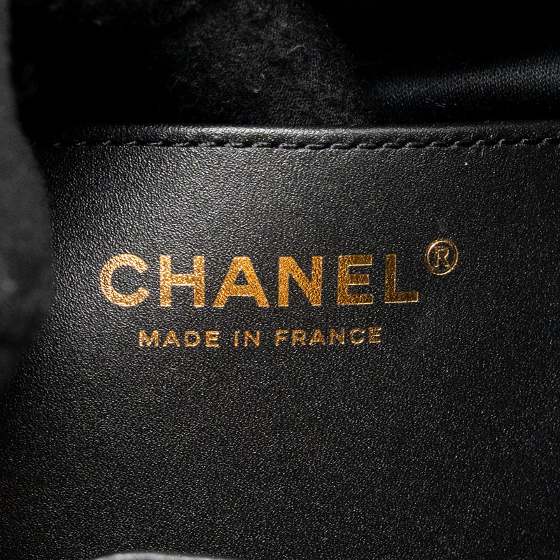 Chanel small 25 bag caviar black GHW (microchip)