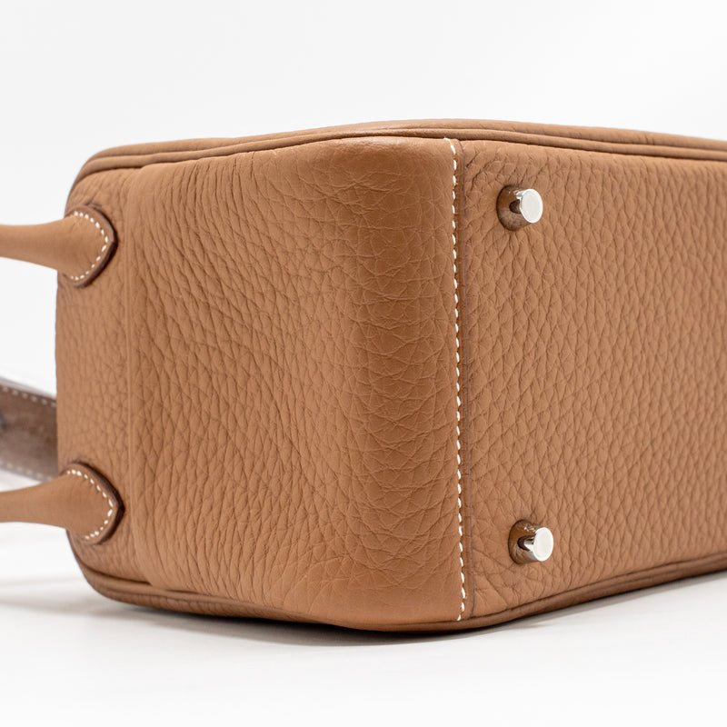 Hermes Mini Lindy II Clemence Gold SHW Stamp K