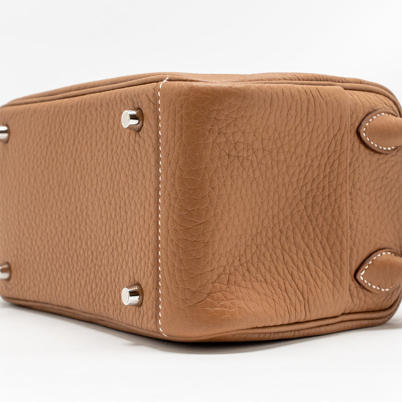 Hermes Mini Lindy II Clemence Gold SHW Stamp K