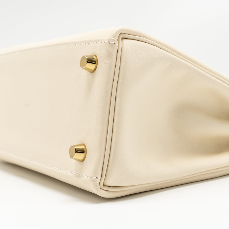 Hermes Kelly 25 Colormatic Swift Nata/Chai/Cuivre/Lime/Mauve Sylvestre GHW Stamp U