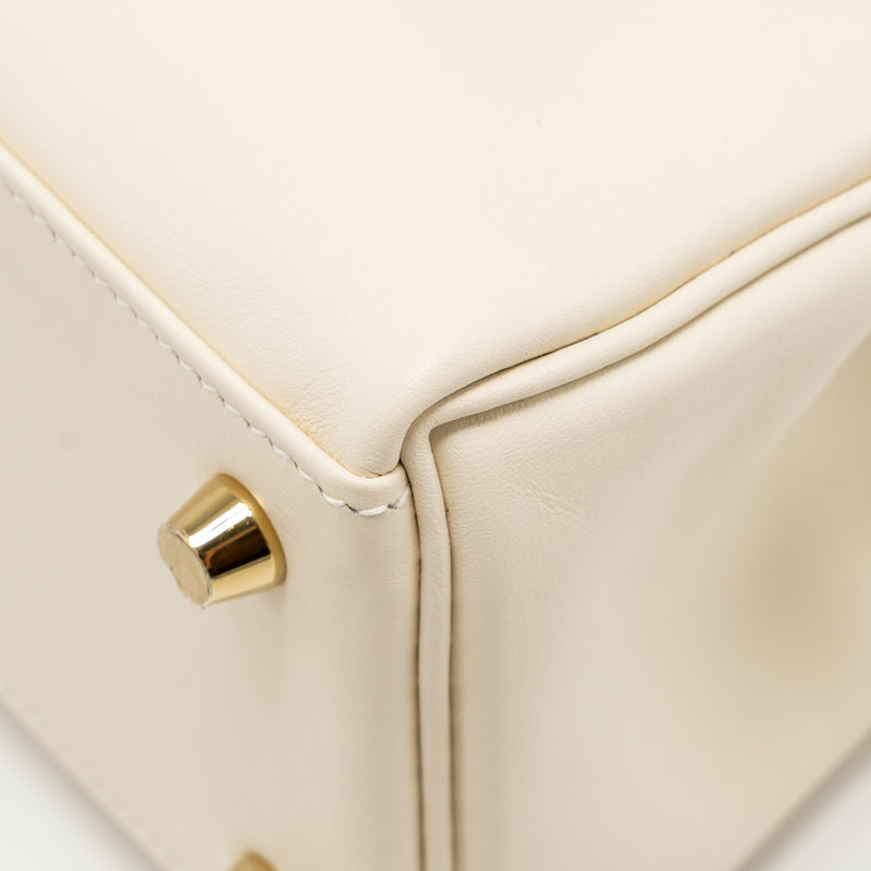 Hermes Kelly 25 Colormatic Swift Nata/Chai/Cuivre/Lime/Mauve Sylvestre GHW Stamp U