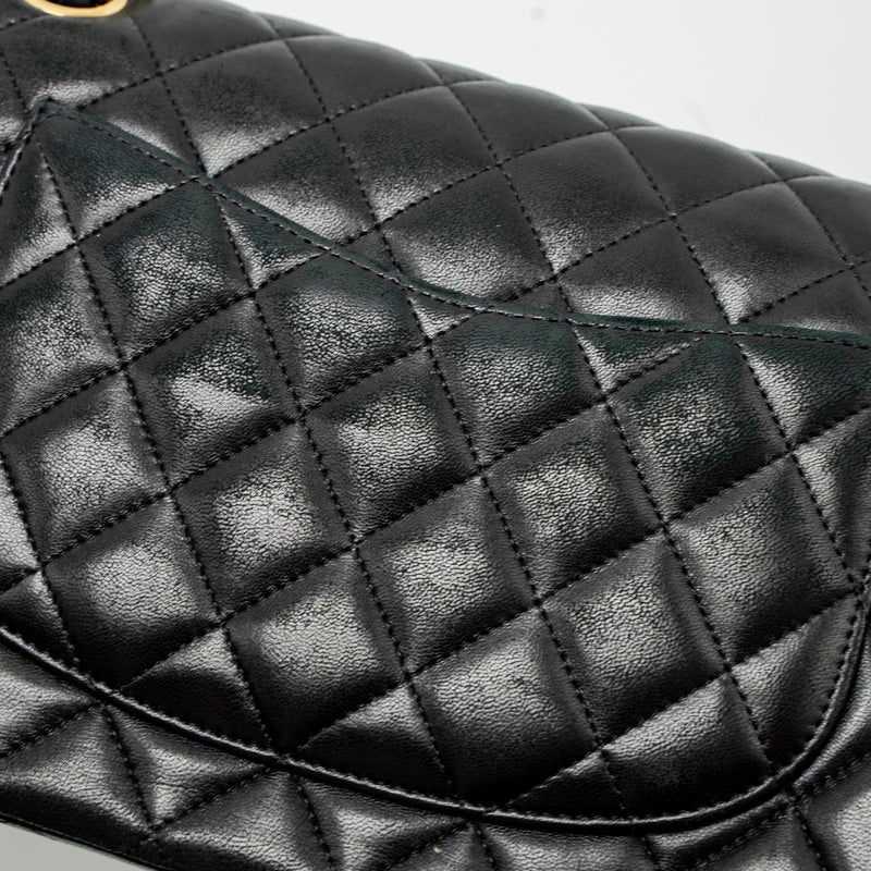 Chanel Medium Classic Flap Bag Lambskin Black GHW