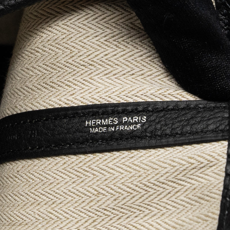 Hermes Garden Party 36 Negonda Black SHW Stamp C