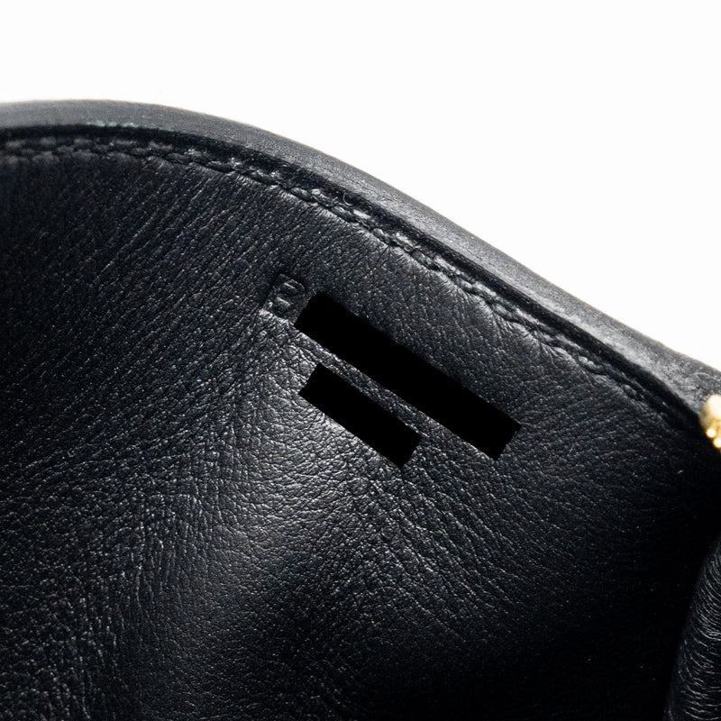 Hermes mini Lindy clemence black GHW Stamp B