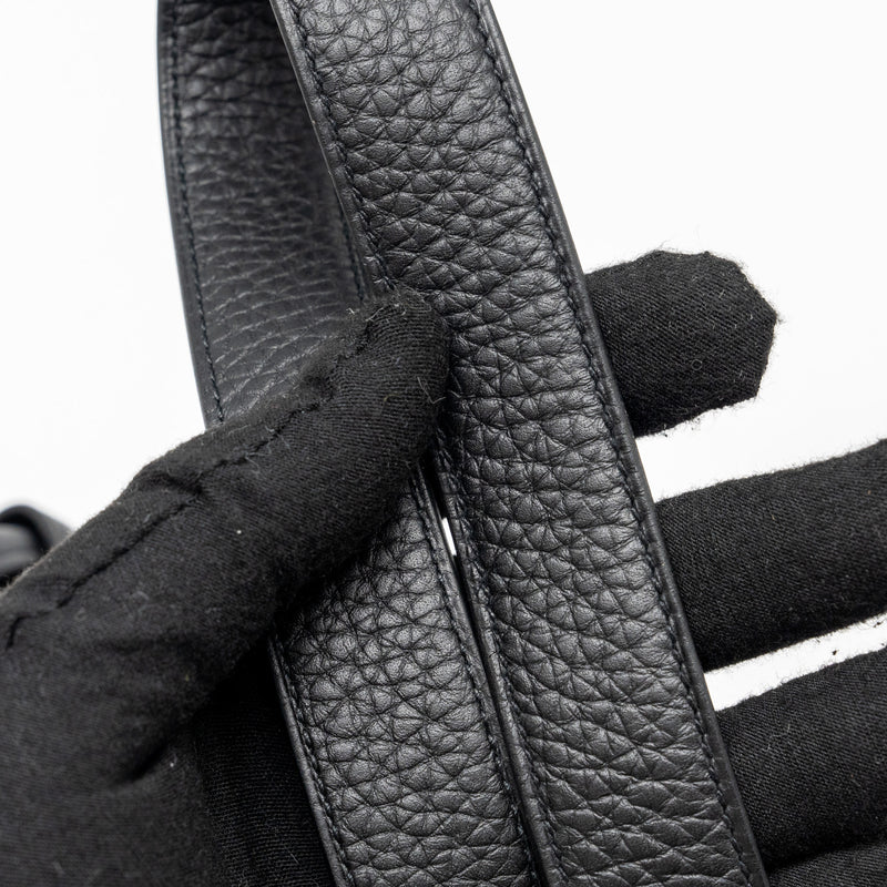 Hermes mini Lindy clemence black GHW Stamp B