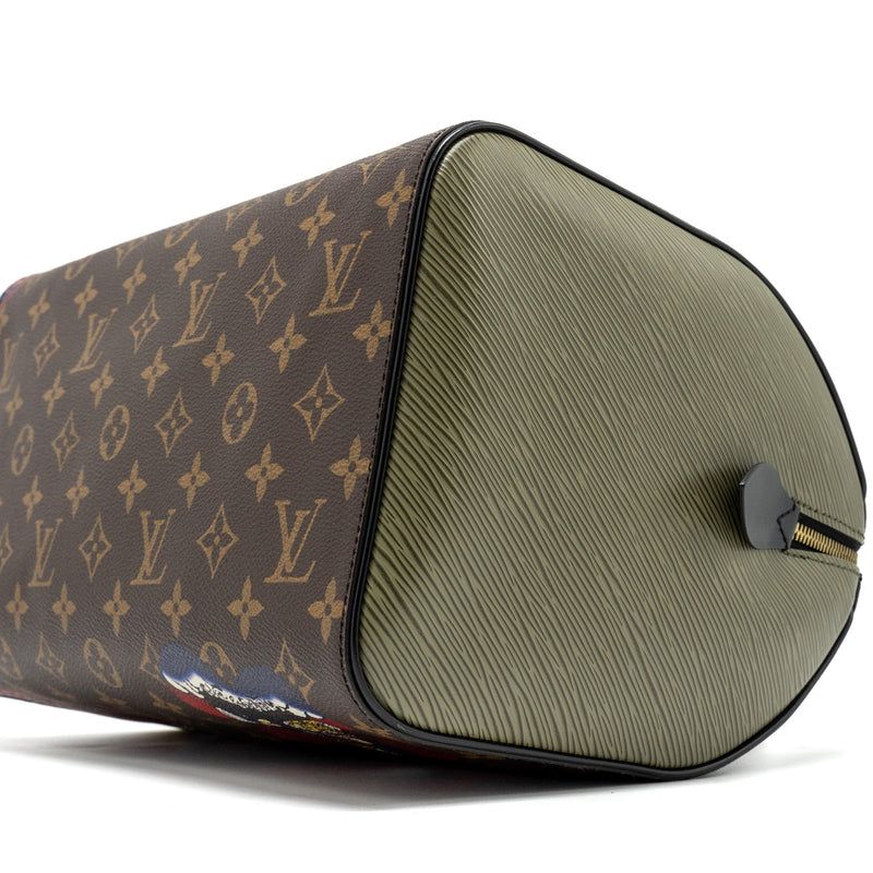 Louis Vuitton Kabuki Limited Edition Speedy 30 Monogram Canvas/EPI Multicolour GHW