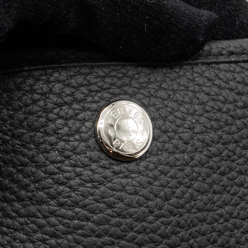 Hermes Garden Party 36 Negonda Black SHW Stamp C
