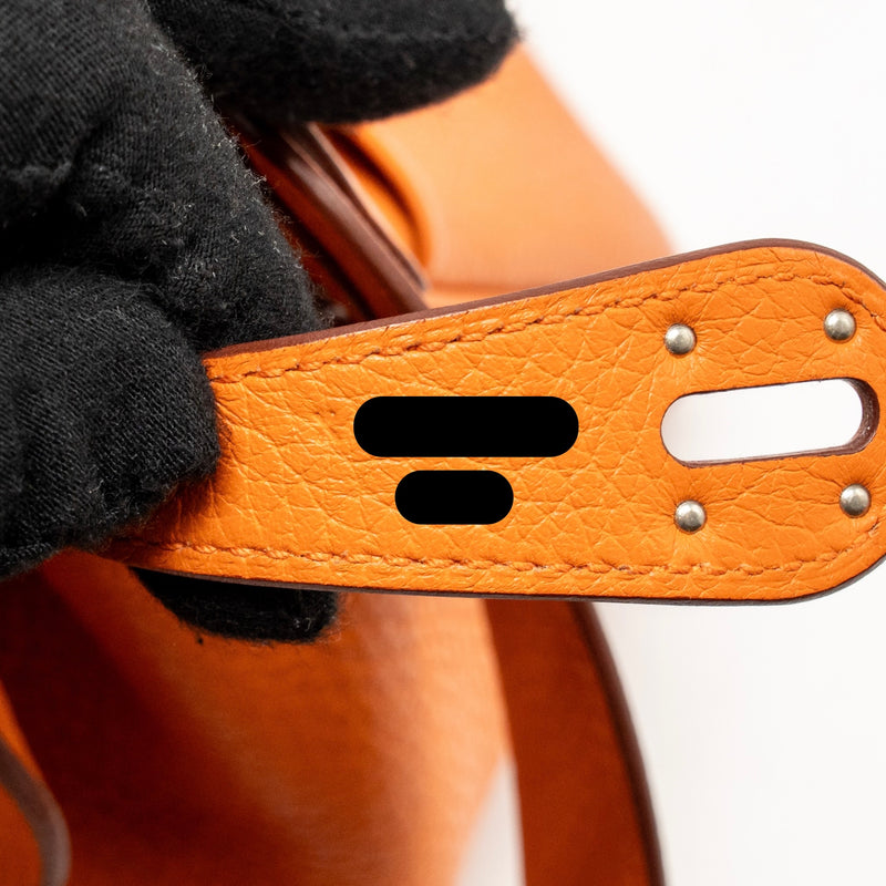 Hermes lindy 26 clemence Orange SHW stamp X