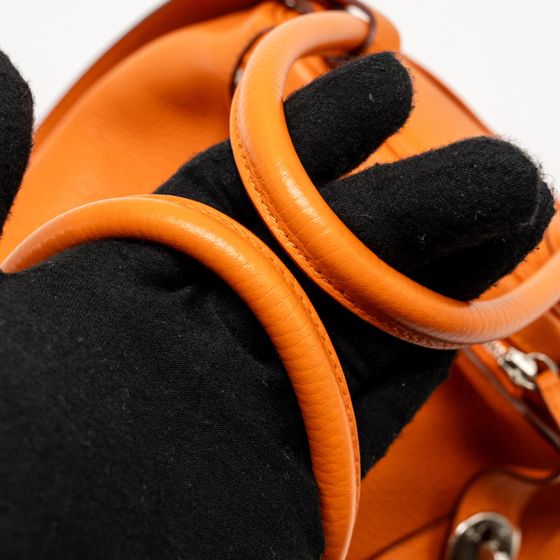 Hermes lindy 26 clemence Orange SHW stamp X