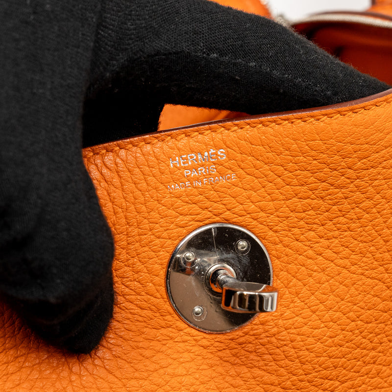 Hermes lindy 26 clemence Orange SHW stamp X