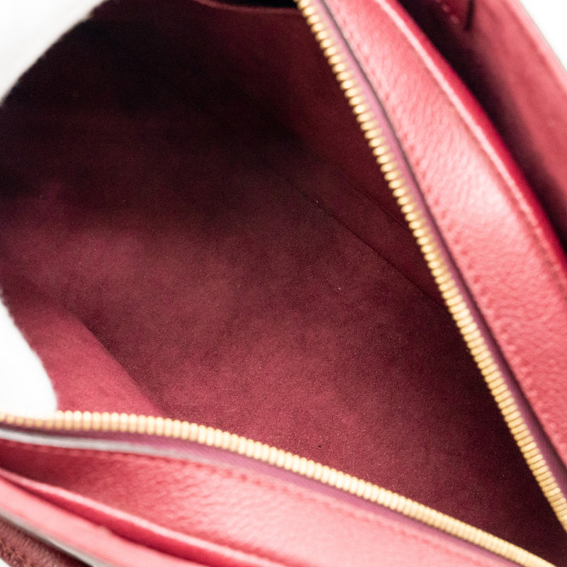 Louis Vuitton Alma B’N’B Bag Monogram Canvas Raspberry GHW