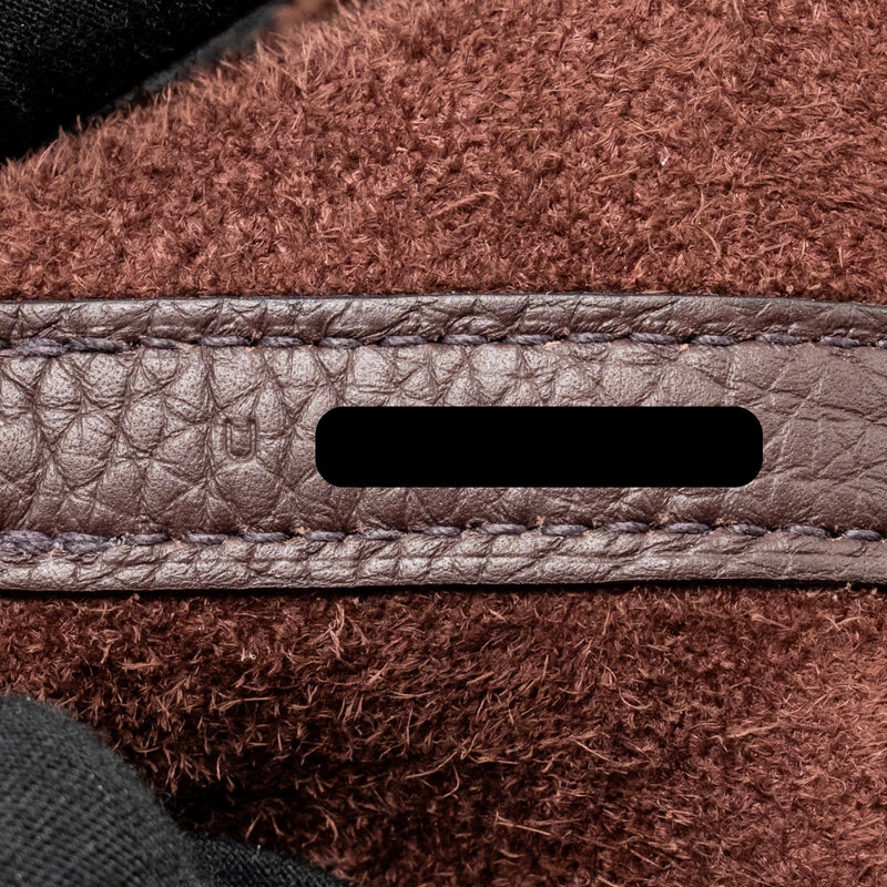 Hermes Picotin 18 Lock Bag Clemence/Swift Rouge Sellier/Caban GHW Stamp U