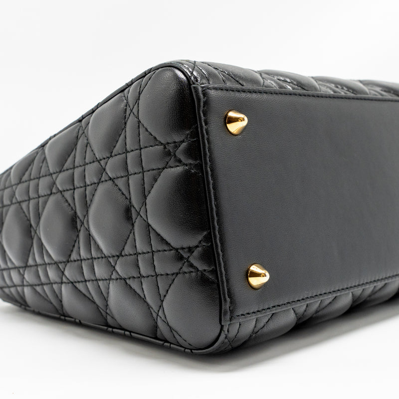 Dior Medium Lady Dior Lambskin Black GHW