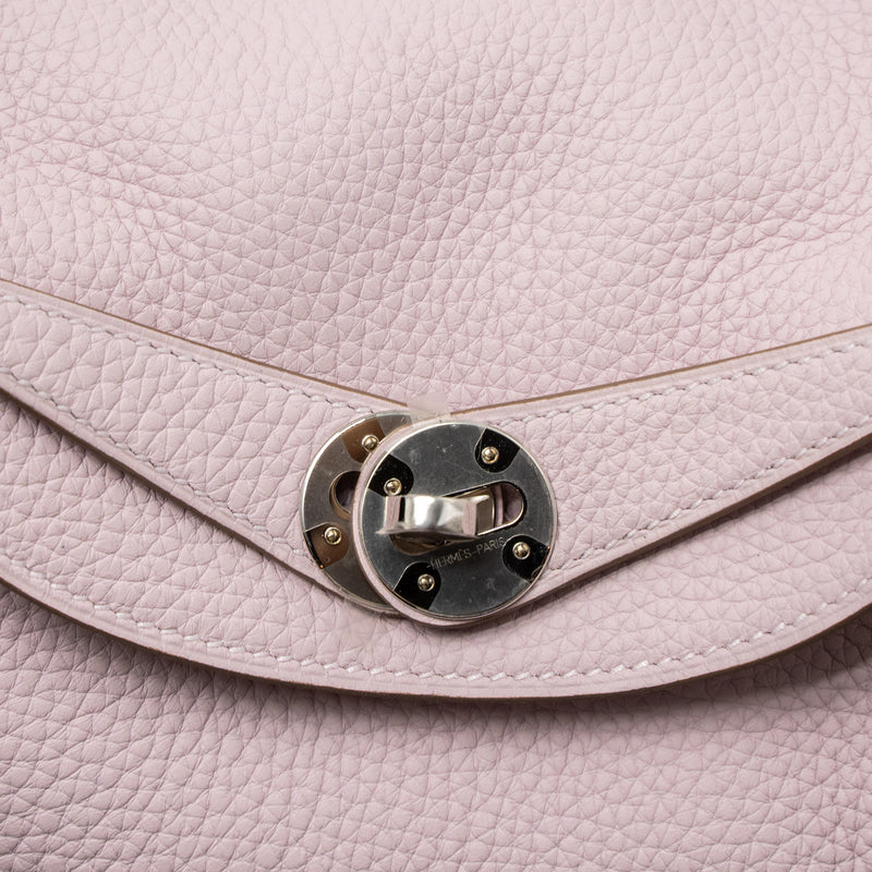 Hermes Lindy 26 Clemence Mauve Pale SHW Stamp U