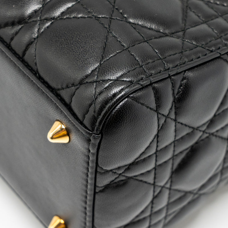 Dior Medium Lady Dior Lambskin Black GHW