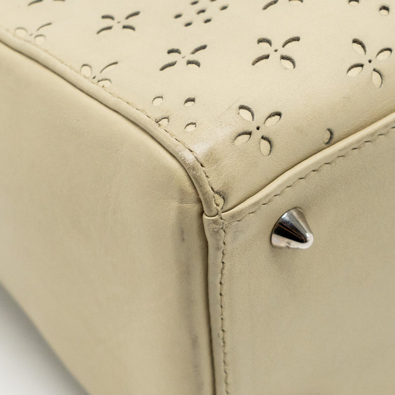 Dior Medium Lady Dior Leather Beige SHW
