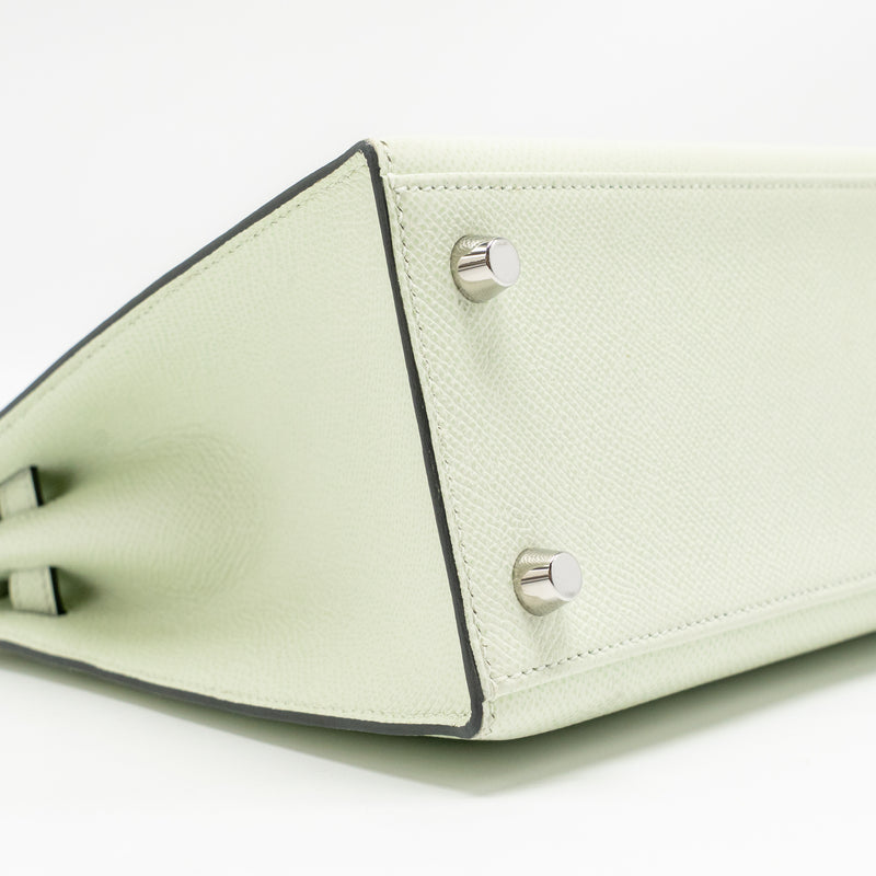 Hermes Kelly 25 Epsom Vert Fizz SHW Stamp B