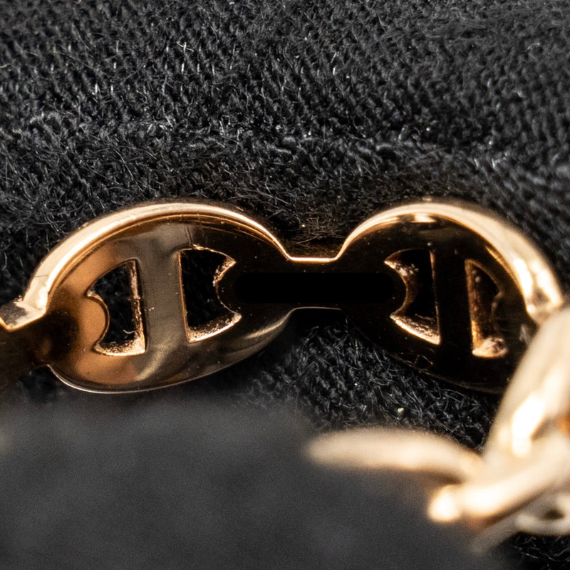 Hermes size 53 chaine d’ancre enchainee PM ring small model rose gold