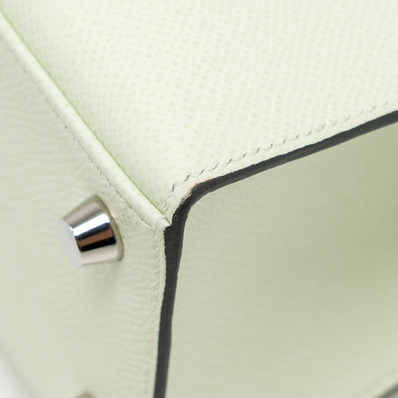 Hermes Kelly 25 Epsom Vert Fizz SHW Stamp B