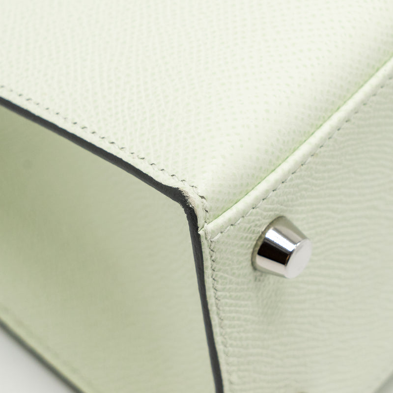 Hermes Kelly 25 Epsom Vert Fizz SHW Stamp B
