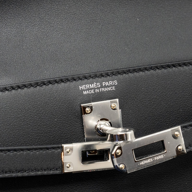 Hermes Kelly Danse swift black SHW stamp K