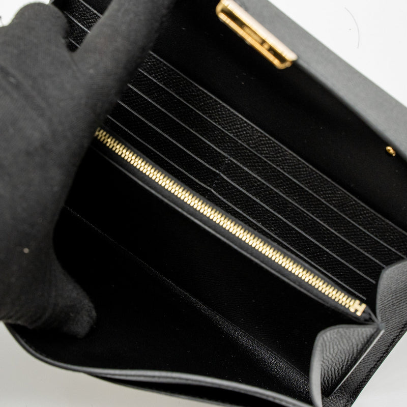 Hermes Constance To Go Epsom Black GHW Stamp B