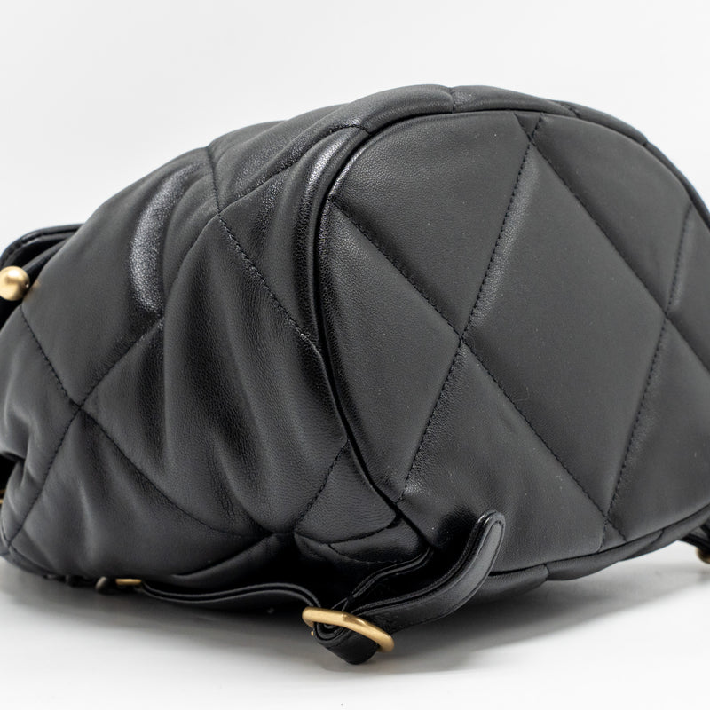Chanel 24C 19 Backpack Lambskin Black Multicolour Hardware (Microchip)