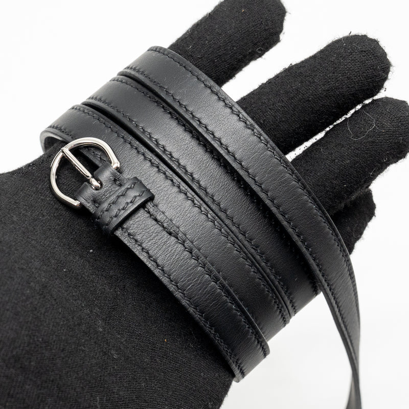 Hermes Kelly Danse swift black SHW stamp K