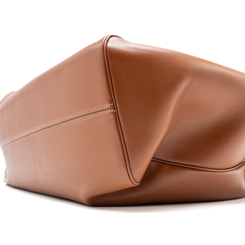 Celine Large Cabas Drawstring Cuirass Triomphe Smooth Calfskin Tan