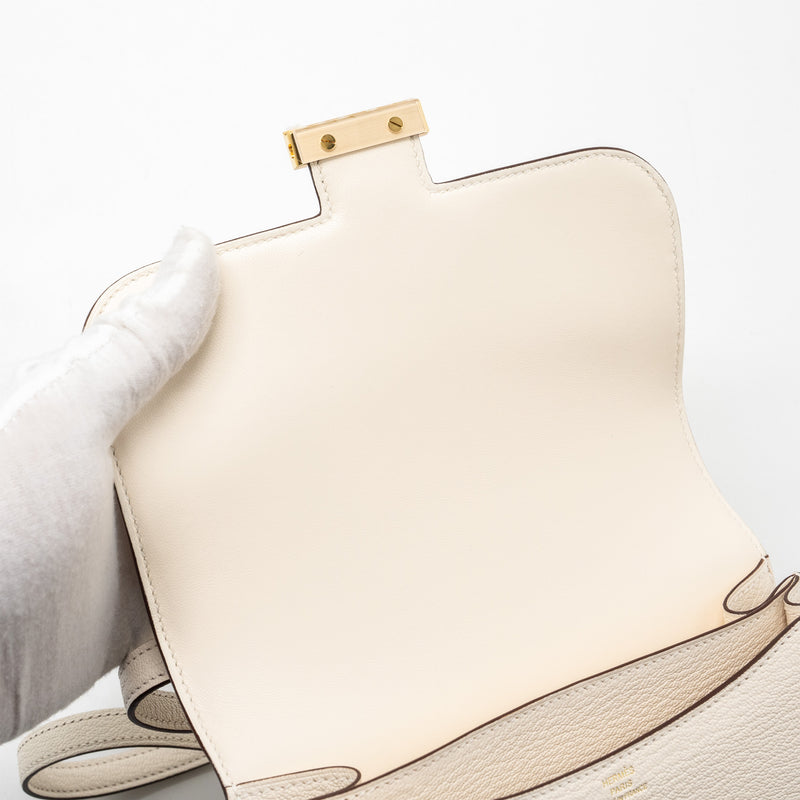 Hermes Mini Constance Chèvre Mysore Nata GHW stamp U