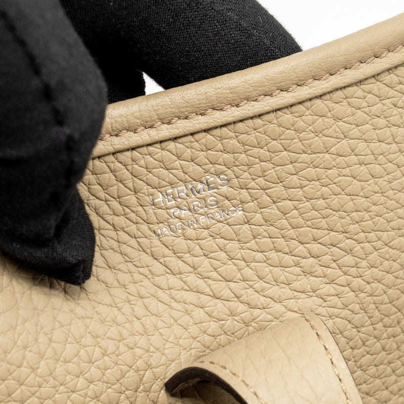 Hermes Evelyne 29 Clemence Beige Marfa SHW Stamp W