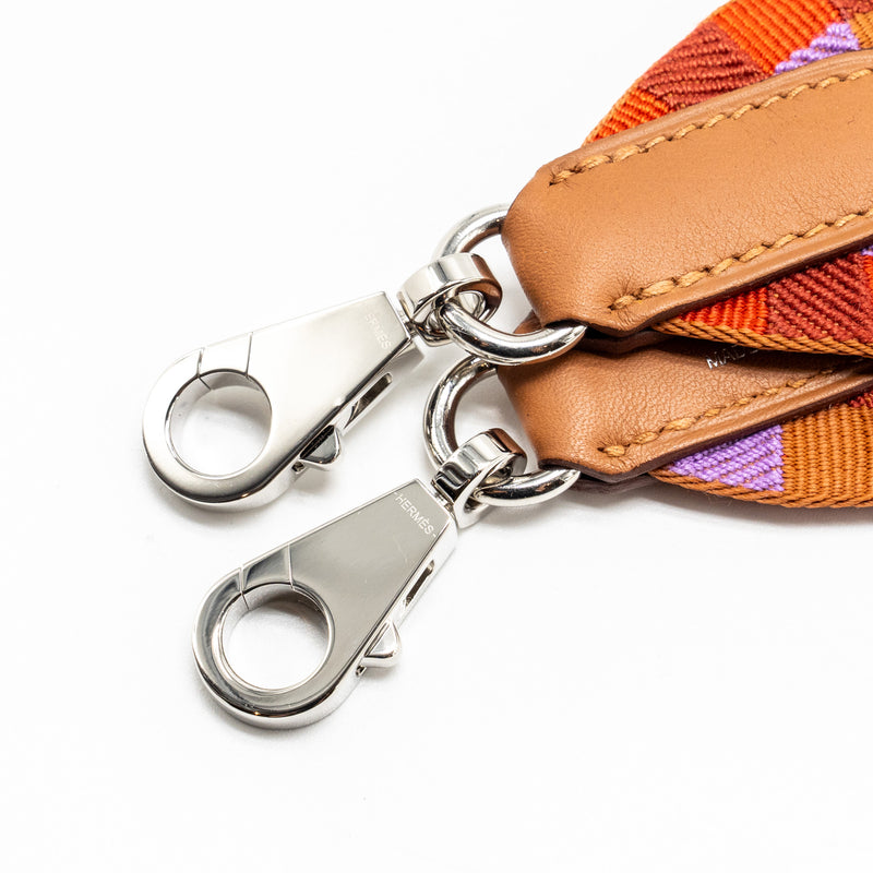 Hermes 105cm shoulder strap multicolor / gold SHW stamp Z