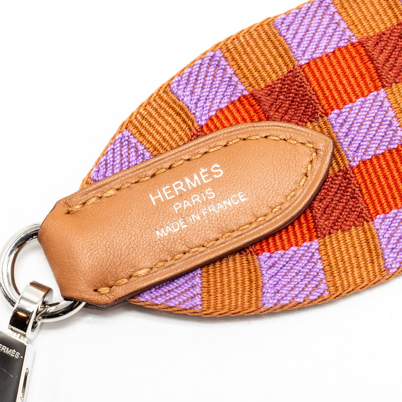 Hermes 105cm shoulder strap multicolor / gold SHW stamp Z