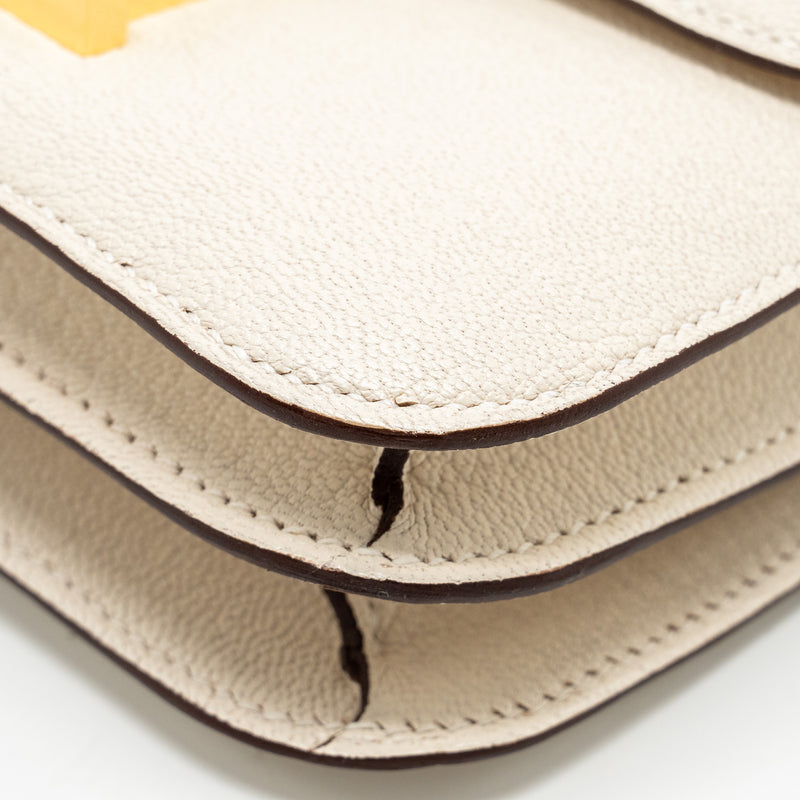Hermes Mini Constance Chèvre Mysore Nata GHW stamp U