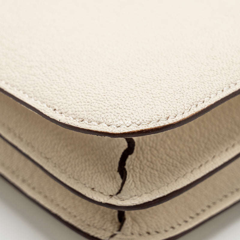 Hermes Mini Constance Chèvre Mysore Nata GHW stamp U