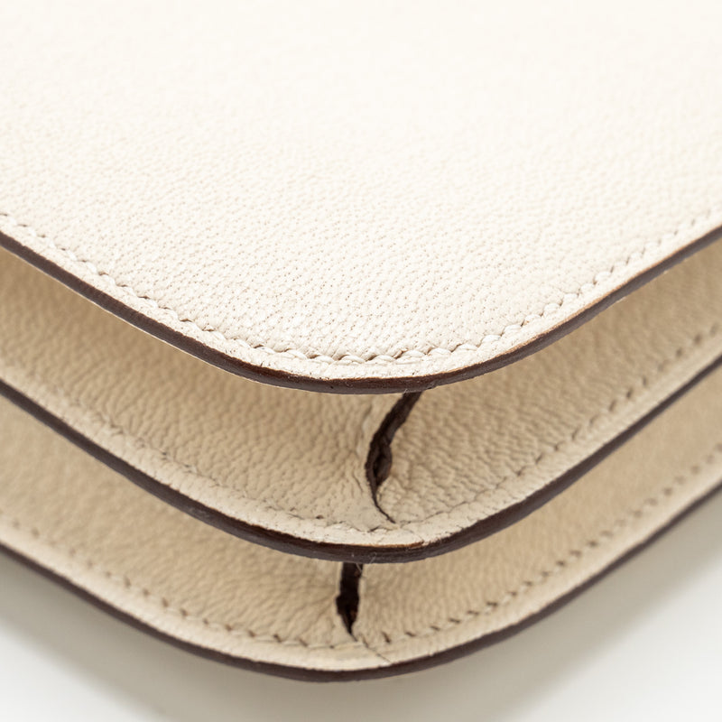 Hermes Mini Constance Chèvre Mysore Nata GHW stamp U