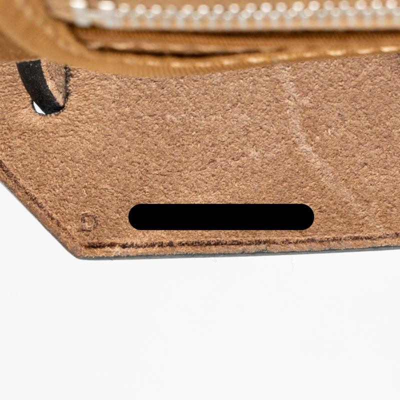 Hermes Herbag 31 Zip Bag Canvas/Hunter Leather Alezan/Ebene SHW Stamp D