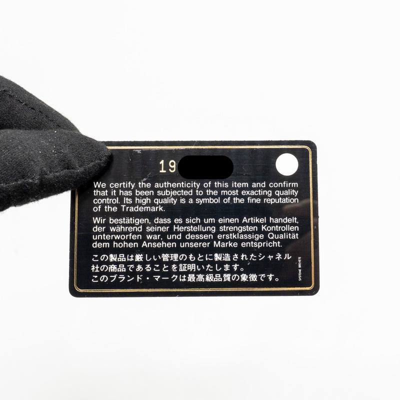 Chanel Boy Bifold Long Wallet Lambskin Black GHW